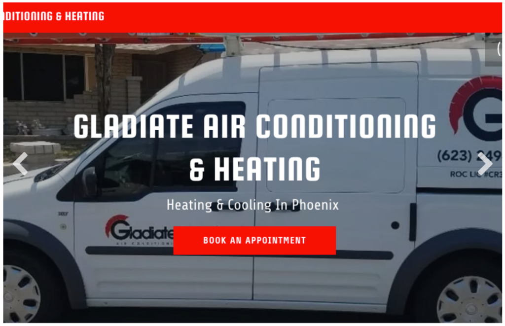 gladiate air website