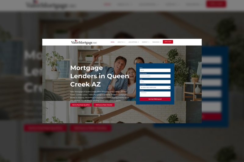 valor mortgage website